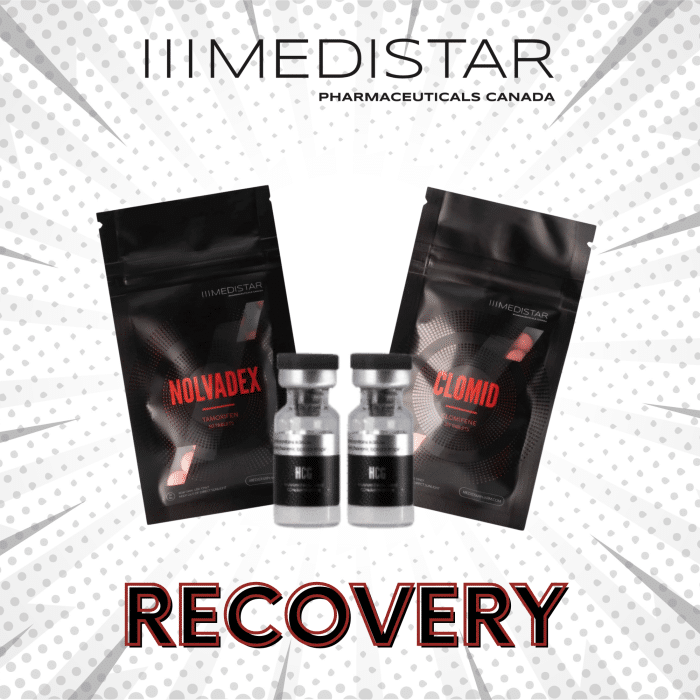 Recovery Stack by Medistar Canada – Essential Post-Cycle Therapy Solution